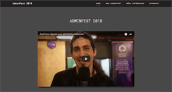 Desktop Screenshot of adminfest.com